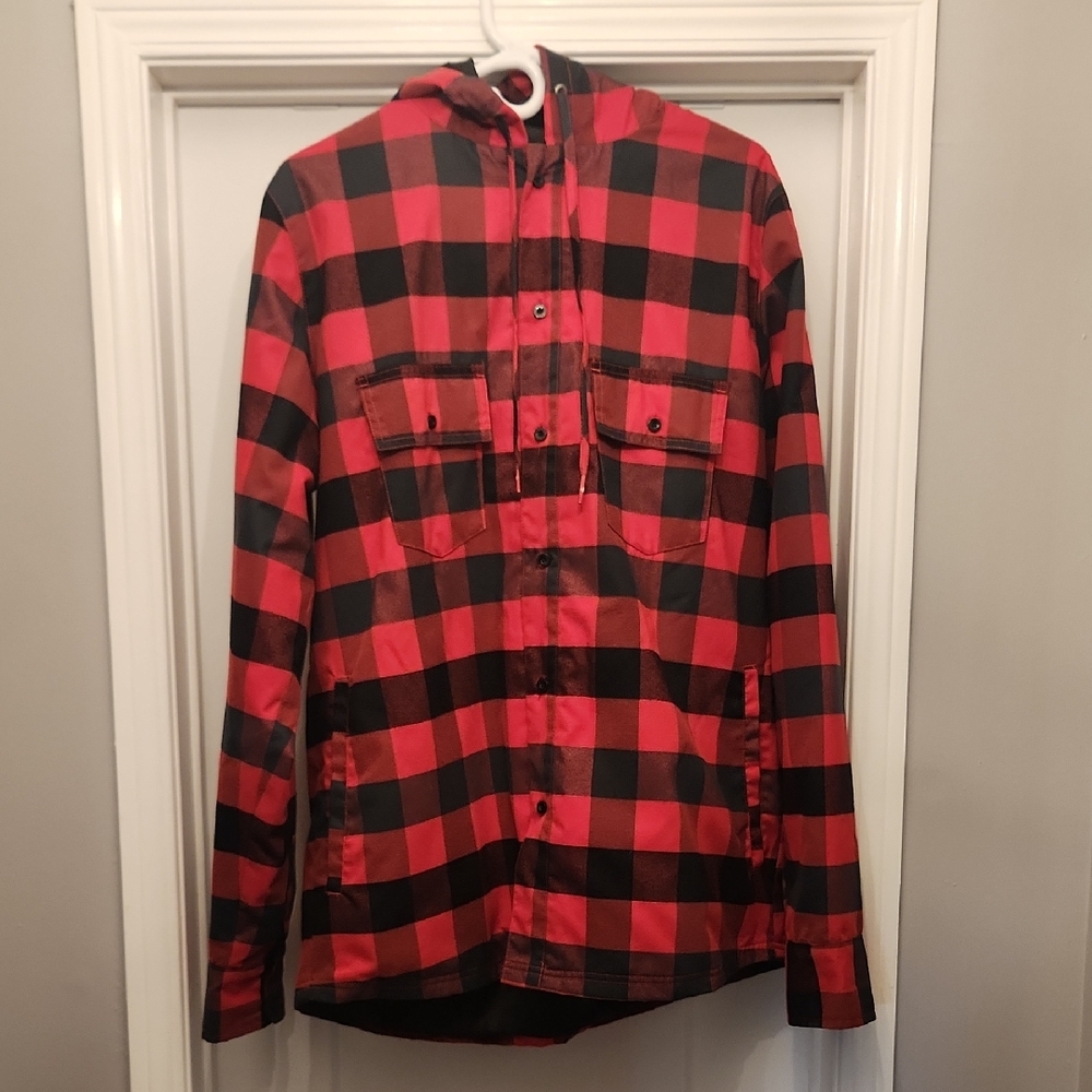 Nomis Red And Black Plaid Jacket
